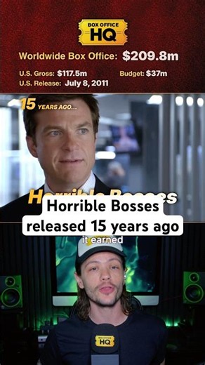 15 years ago ‘Horrible Bosses’ was released!