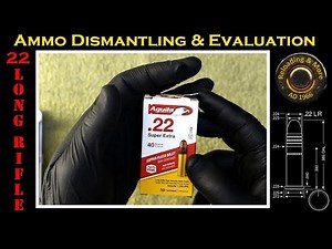 .22LR Deconstruction (Aguila 40grs - CPRN HV - High Velocity Super Extra -1B220328) Ammo Dismantling