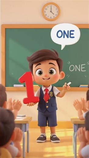 Number 1 Learning for Kids | ONE Explained 🌟| #music #audio #kidsvideo #robot #kids#cartoon#children