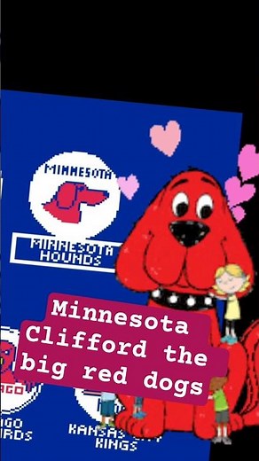 Minnesota Clifford the big red dogs.#minnesota #cliffordthebigreddog #RogerClemensMVPBaseball #Nes