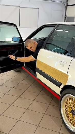 Easy Interior Trim Refresh — New Wood Look on Door Panels 🛠️✨🚗 Want your cabin to feel newer instantly? We’re changing the interior door trim decor on an Audi V8 from old wood to a different shade and a fresh “new wood” look using vinyl—clean, affordable, and 100% reversible. No permanent changes, no damage to the original parts. This is the perfect weekend upgrade with basic tools that delivers a real premium result. ✅🧼 Clean and degrease the trim so the film bonds evenly. ✅🧻 Apply painter’