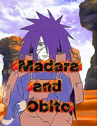 Madara and Obito #anime #naruto