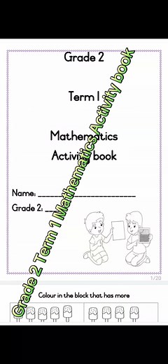 Grade 2 Term 1 Mathematics Activity Book Overview