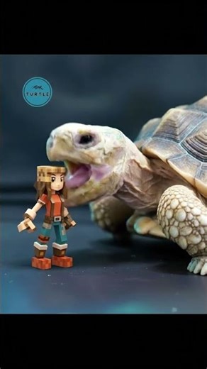 A MINECRAFT PLAYER EXPLODES AFTER A TORTOISE LICKS THEM #Minecraft #Funny