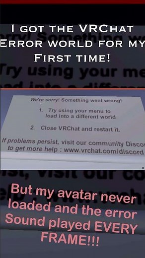 VRChat error world