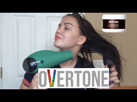 OVERTONE review | Espresso brown oVertone hair transformation