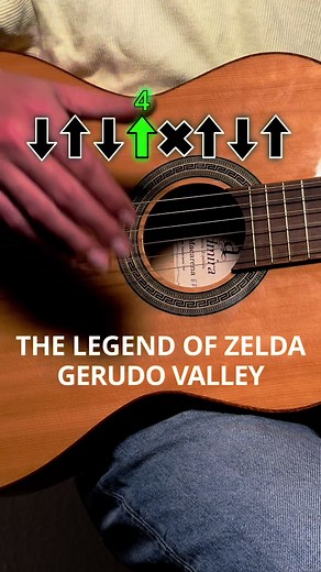 The Legend of Zelda - Gerudo Valley flamenco guitar tutorial #guitar #tutorial #thelegendofzelda #gerudo #flamenco