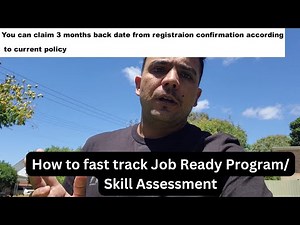 How to fast track JRP | How to fast process my job ready program | skill assessment for diploma