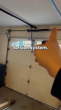 Torsion vs Extension Springs Explained in 60 Seconds! WOW! #garagedoor #garagedoors #explanation