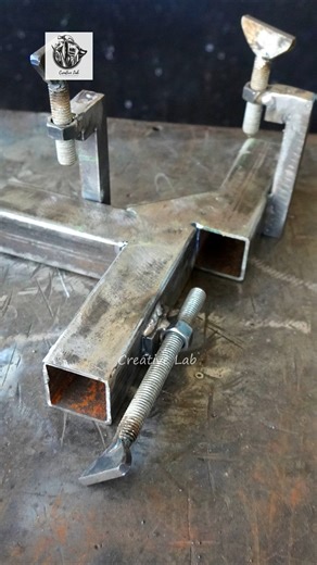 This Homemade Welding Clamp Solves Every Angle Problem #reels #instagramreels #angle #clamp #vise #metalworking #welding #satisfying #fabrication #handtool #handyman #lifehacks | Creative Lab