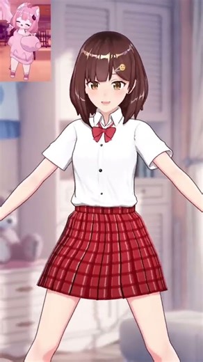 和猫🐱妹妹一起跳舞 #七海nana7mi #nana7mi #virtuareal #vtuber #nijisanji #shorts