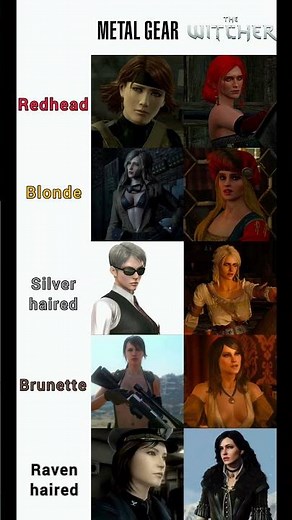 MGS x The Witcher - Pick Your Type… 😏🔥 #shorts #gaming #mgsdelta #metalgearsolid #snakeeater #kojima