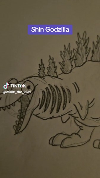 One of my favorite Godzilla incarnations #fyp #shingodzilla #godzilla #monsters #kaiju #toho #shingodzilla2016 #cartoon #drawing #drawingfans #havefunwithit #helpme #intothevoid #tearitup