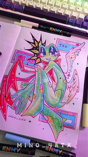 TADC Fan Art: Ribbit in Last Chapter with Acrylic Markers