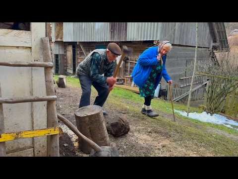 A Very Old Carpathian Love Story: Grandma & Grandpa’s Simple Rural Life 🏔️❤️