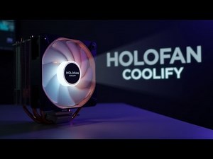 A 120MM Fan That Displays Video?! Holofan Coolify PC Cooling 3D Hologram Fan