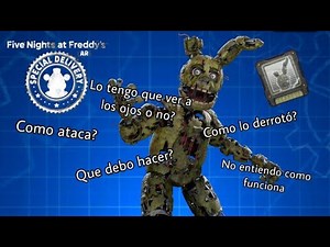 !!TODO LO QUE DEBES SABER ANTES DE ENFRENTAR A SPRINGTRAP en FNAF AR Special Delivery!!