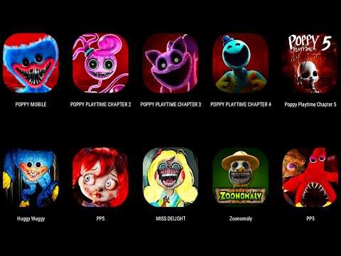 Poppy Playtime Chapter 1, 2, 3, 4, 5, 6 & 7 Mobile Full Gameplay Walkthrough & Ending,Zoonomaly!