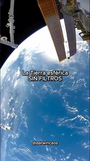 Un astronauta de la NASA grabó esto para los que creen que la Tierra es plana 🌍
