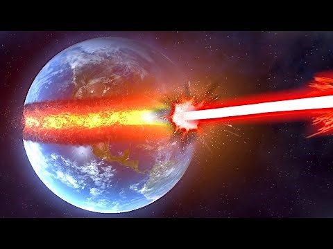 I CUT EARTH IN HALF WITH A LASER! - Solar Smash Gameplay
