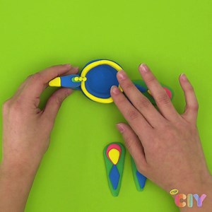 Celebrate Diwali with a Model Magic peacock diya craft for kids. ✨ Make your own colourful diya with a battery-operated tea light! | Crayola