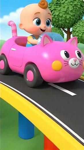 Fun Car Racing Game for Kids 🚗 | Colorful Cars Cartoon & Racing Adventure for Kids #abc#babylearning