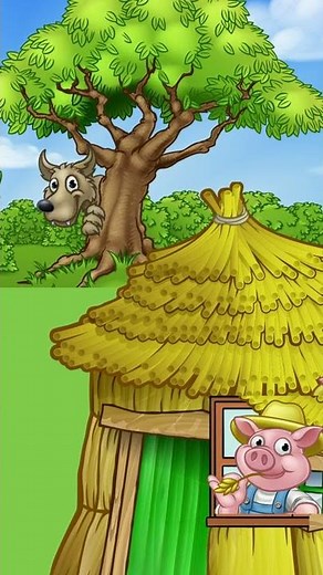 LOS TRES CERDITOS- SHORT 🐖🐷🐗 Cuentos infantil corto en Español.