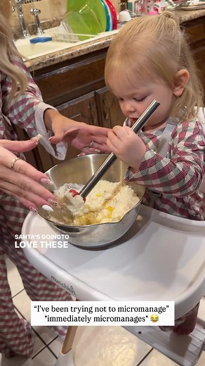 Making Snickerdoodles with Ellie for Santa