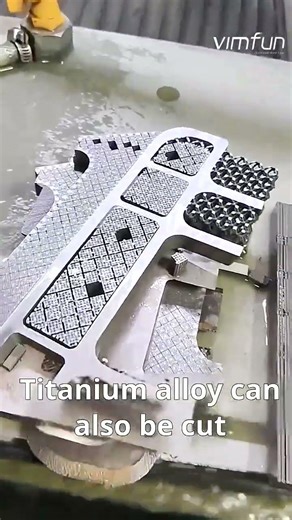 Metal Titanium Alloy Precision Cutting Test