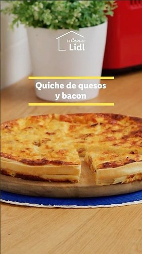 Receta de quiche de quesos y bacon #shorts