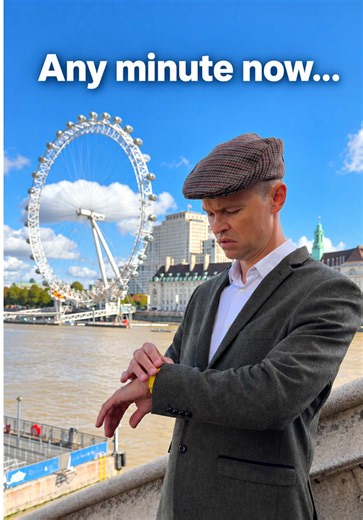 Is the London Eye even moving? 🎡 #AlmostBritish #LondonEye #BritishHumour #London #DryHumour