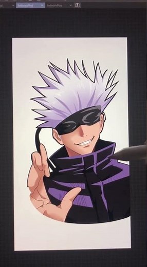 Anime Speed Draw: Satoru Gojo (Jujutsu Kaisen)