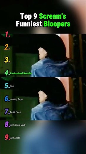 Top 9 Scream's Funniest Bloopers