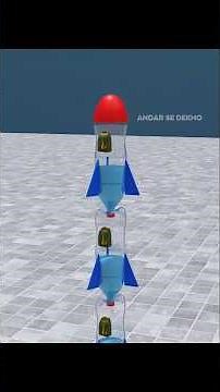 Cola Bottle → Multi Stage Rocket 🔥