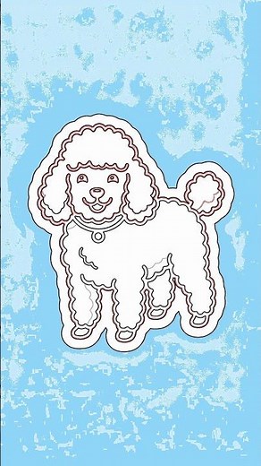 Easy Poodle Drawing for Beginners with Chillify