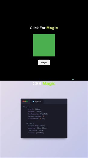 Css Magic tric | web development | frontend projects #coding #webdev #shorts #foryou #trending