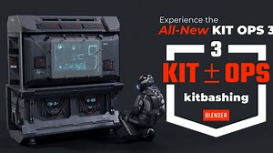 iBlender双语版插件 Kit Ops 3 Pro 硬表面工具箱 KitOps 最新中文汉化版 KPACKS Blender教程