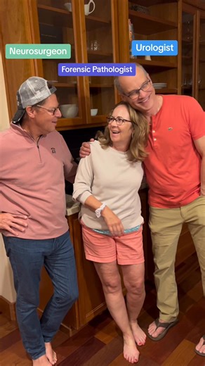 Paul was my best friend during residency. Not sure I agree with all of my wife’s answers though! #friends #wife #fyp #friendsreunion #medicalhumor | Dr. Brian Hoeflinger, MD