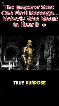 The Emperor Sent One Final Message… Nobody Was Meant to Hear It 👁
