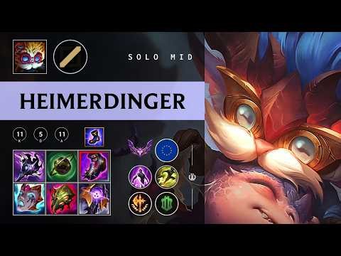 Heimerdinger Mid vs Irelia - EUW Master Patch 26.05