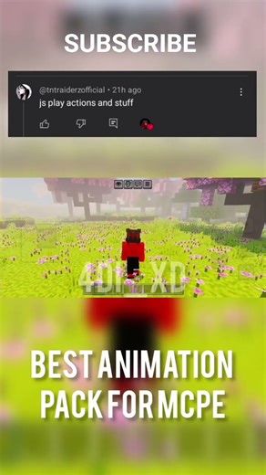 Best animation pack for mcpe 1.21