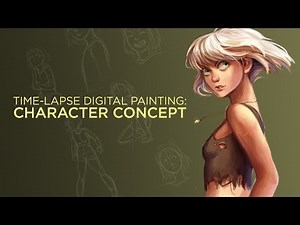Character Concept Art - Time-Lapse Digital Painting