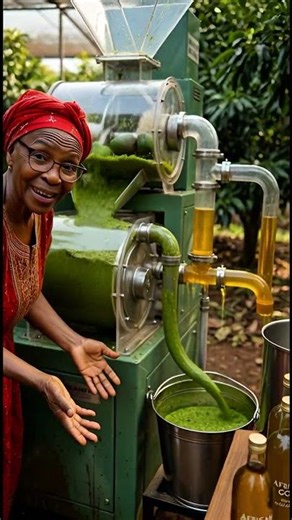 Grandma’s Smart Avocado Oil Machine in the Farm #innovation #usa #thinkbigforafrica #food #farming