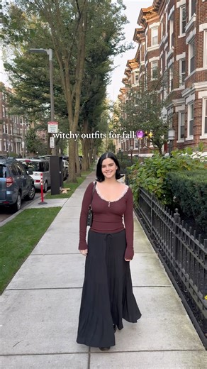 witchy outfit inspo🔮✨ fall 2025 outfits for october & spooky season | dark academia vibes