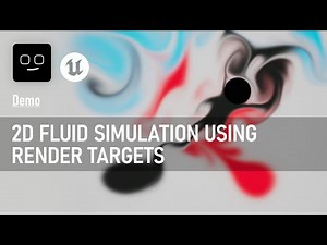 Complex 2D fluid simulation using Render Targets in UE