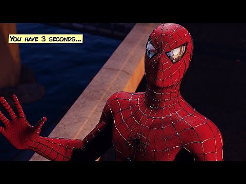 Spider-Man Remastered PC Spider-Man 2002 Suit Mod Gameplay