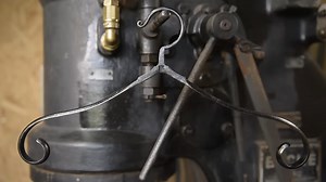 How to forge a coat hanger by hand