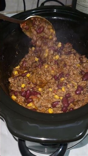 Today's dinner and tomorrow's lunch 😋 Slow cooked chilly 🌶