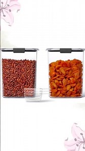 Kitchen storage organization ideas | Rubbermaid food containers!