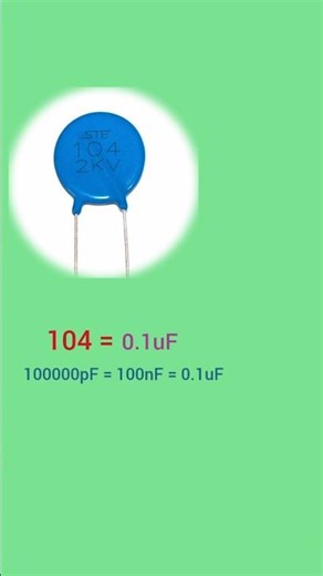 #viral #trending #electronic #capacitor code calculation and conversion 1️⃣0️⃣4️⃣
